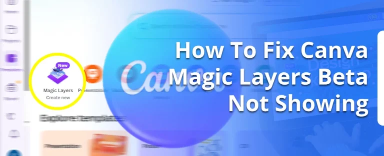 Step-by-step guide showing how to enable the Canva Magic Layers AI feature in the Labs settings for editable layered designs.