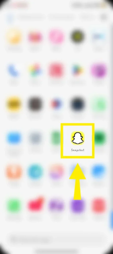Opening the Snapchat app to the main camera interface in 2026 to start the story viewer algorithm reset