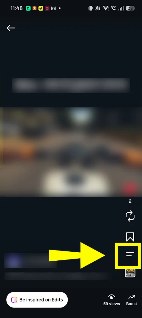 Open the deleted post you want to recover.