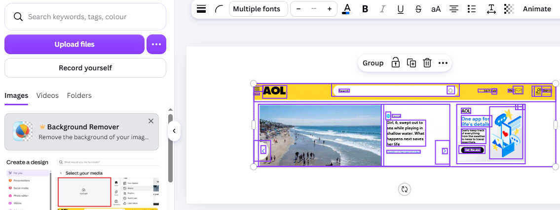 how to use canva magic layer step 5