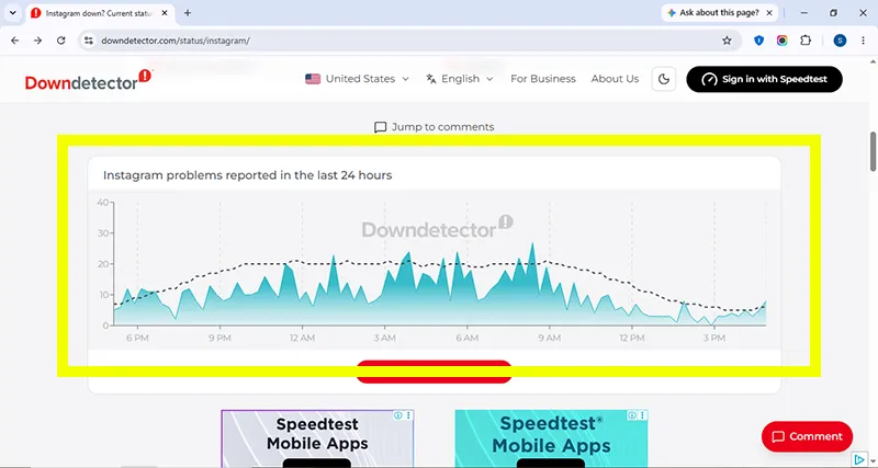 Check whether reports suddenly increased in the last few minutes or hours.