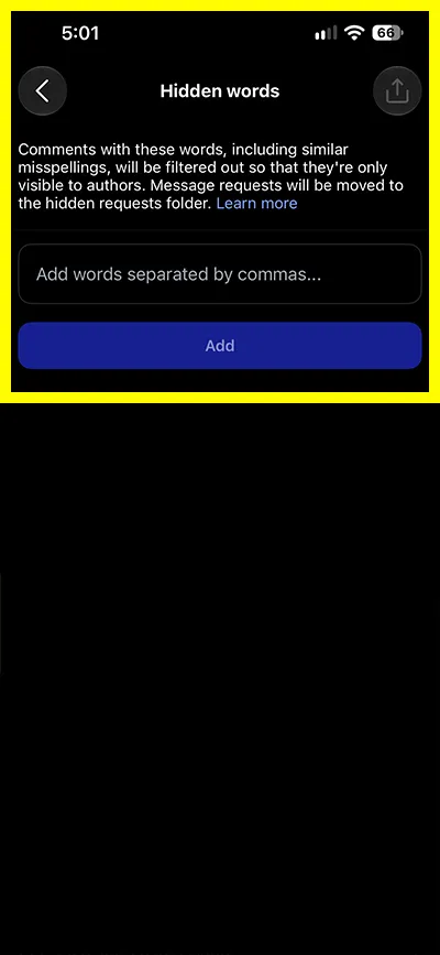 Look at your custom list and remove any word that is catching real comments. 
